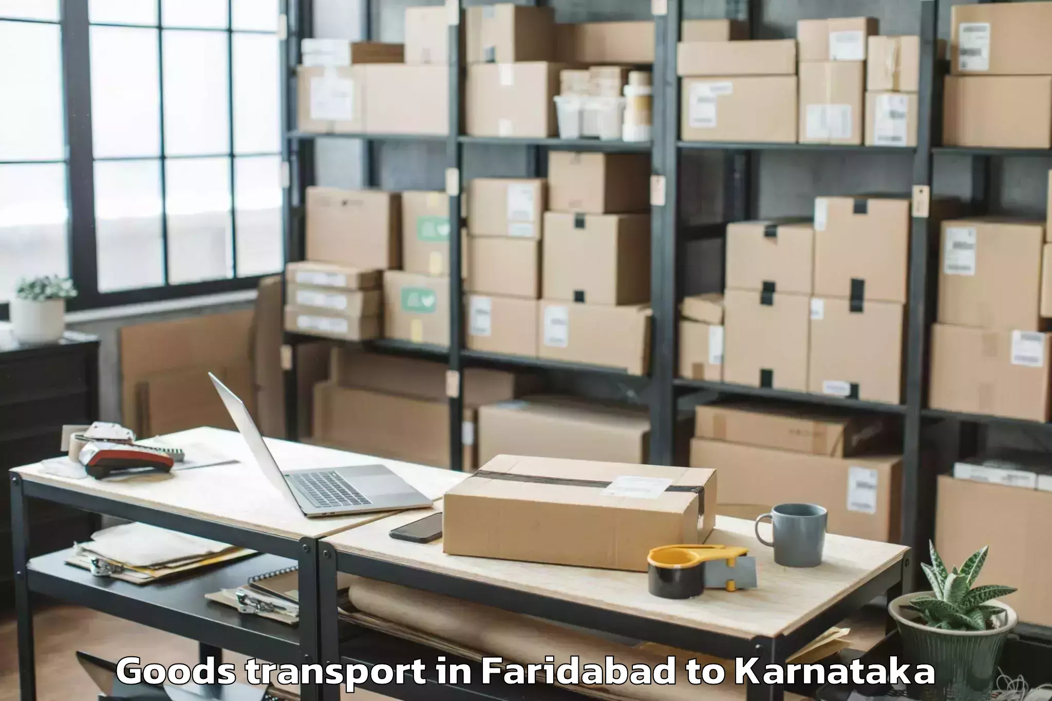 Book Your Faridabad to Chittapur Goods Transport Today